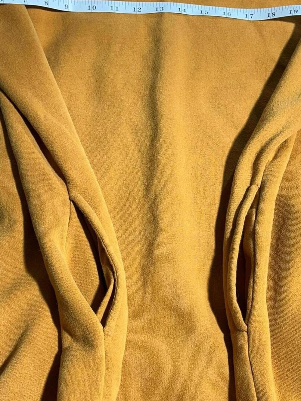 254-Urban Outfitters Tan sweatshirt dress oversized with pockets #90s #y2k - Picture 5 of 6